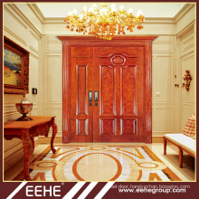 Acacia wood door/solid wood interior doors high quality double entry wood doors